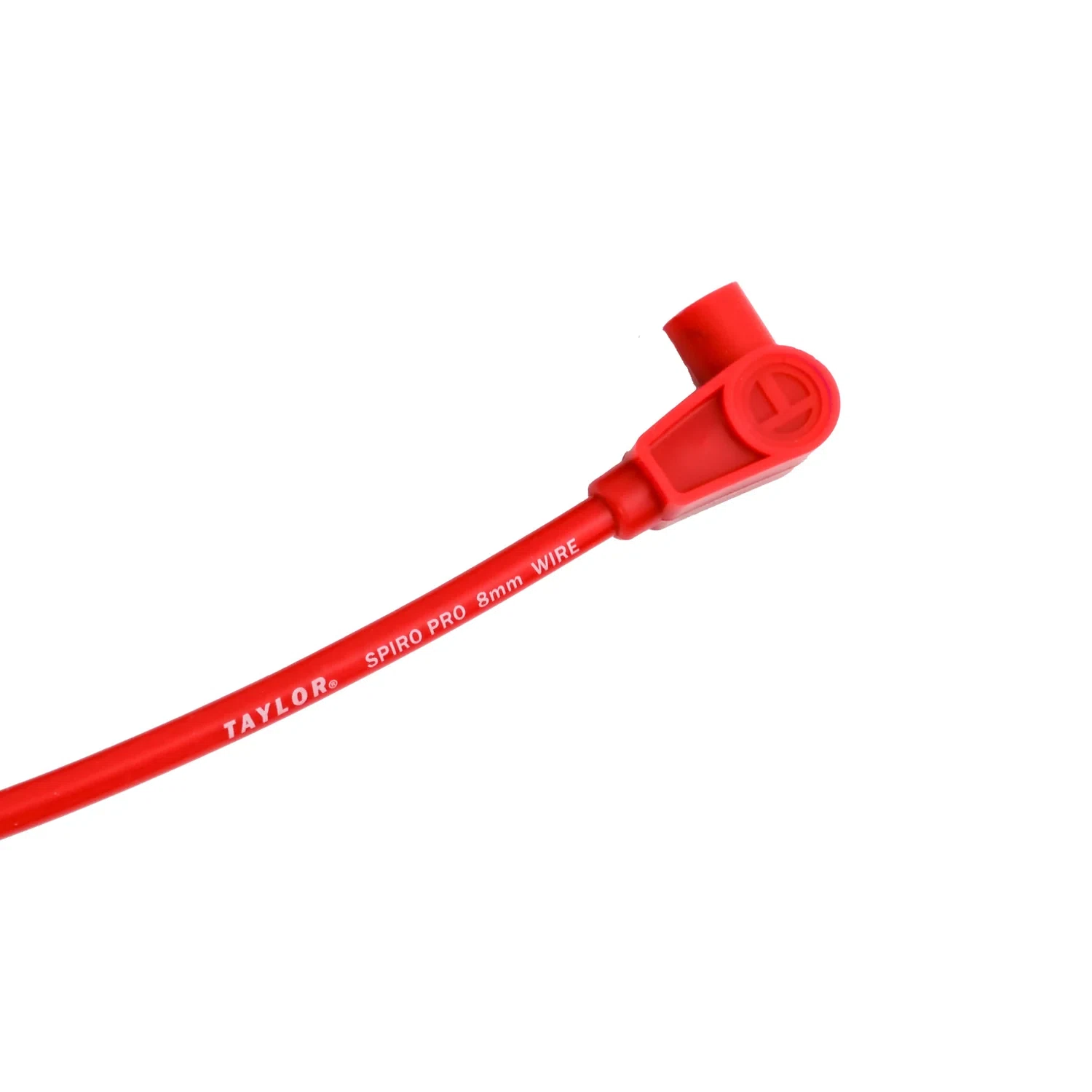 Spark Plug Wire Set Universal 8mm Silicone Spiro Pro 90_ 350 ohm_ft Red 73237
